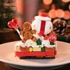 Keeppley Building Blocks Christmas Dessert Box Christmas Tree Hand-assembled Educational Toys Desktop Ornaments Model Gifts