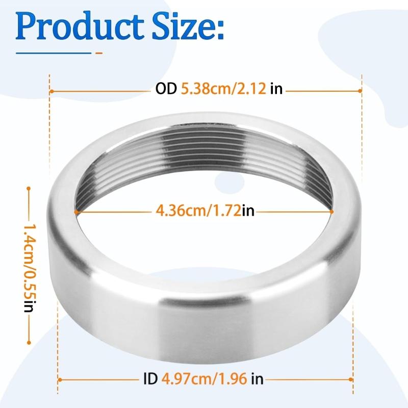 Easy Installs Shower Valves Bonnet Nut Rustproof Metal Replacement Part Shower Cartridges Bonnets for RP22734 Series
