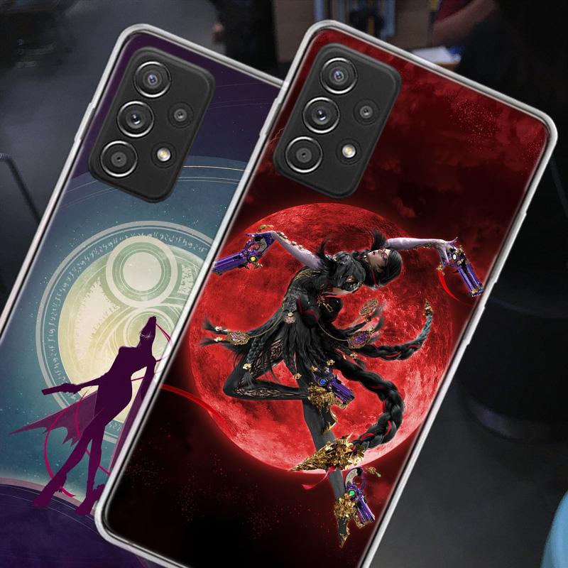 Bayonetta Phone Case for Samsung A54 A57 A37 A17 A14 A15 A12 A24 A34 A55 A35 A25 A52S A07 A05S A04S A22 A32 A72 Galaxy Note 20 1