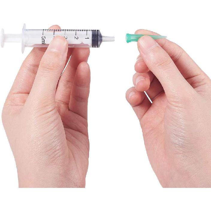 FINGERINSPIRE 80 Pcs 8 Sizes Plastic Tapered Pinhead Glue Dispenser Needles Blunt Tip Tapered Needle Dispensing Fill Needle for Oil or Glue