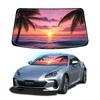 BLUESEATEC Toyota 86 Subaru BRZ Compatible Windshield Sunshade ZN6 ZC6 UV Protection No Suction Cups Needed Sleeping In the Car Blackout Insulation