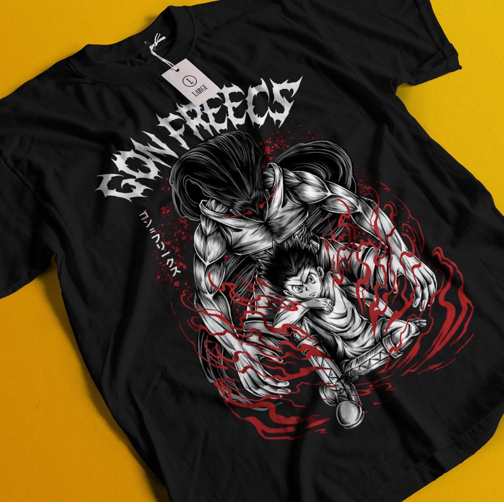 

Gon Shirt Hunter X Hunter HXH Hisoka Tshirt Killua Tee T-Shirt Meruem Kurapika 4XL