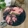 1pc nezouko  Carpet, Round Rug, Comfortable, Suitable for Entryways, Living Rooms, Office, And Bedrooms, Christmas Decoration