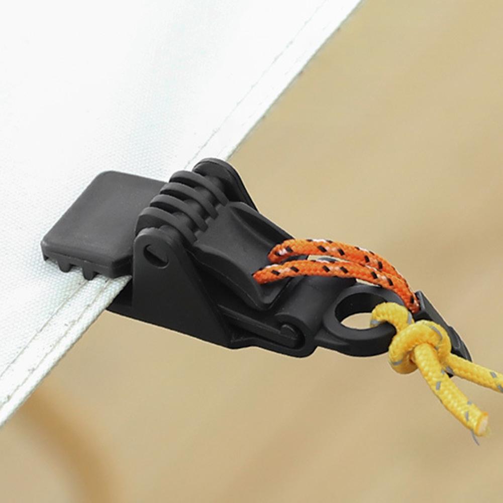 Rope Tent Clamp Strong Grip Tarpaulin Tent Camping