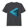 Escher Toy Bricks Aqua S To 5xl Made In The Au Usa T Shirt Vintage Washed Homme Top For Everyday Wear Fashion Streetwear Casual