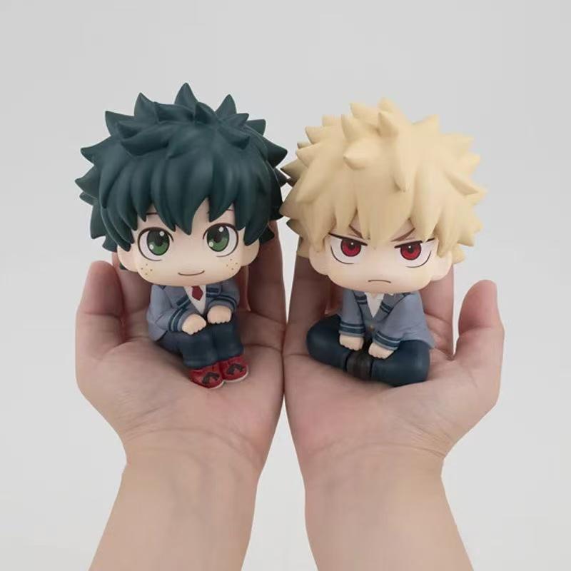 My Hero Academia Chibi Figurine - Izuku Midoriya / Tomura Shigaraki / Katsuki Bakugo / Shoto Todoroki - Anime Action Figure Toy