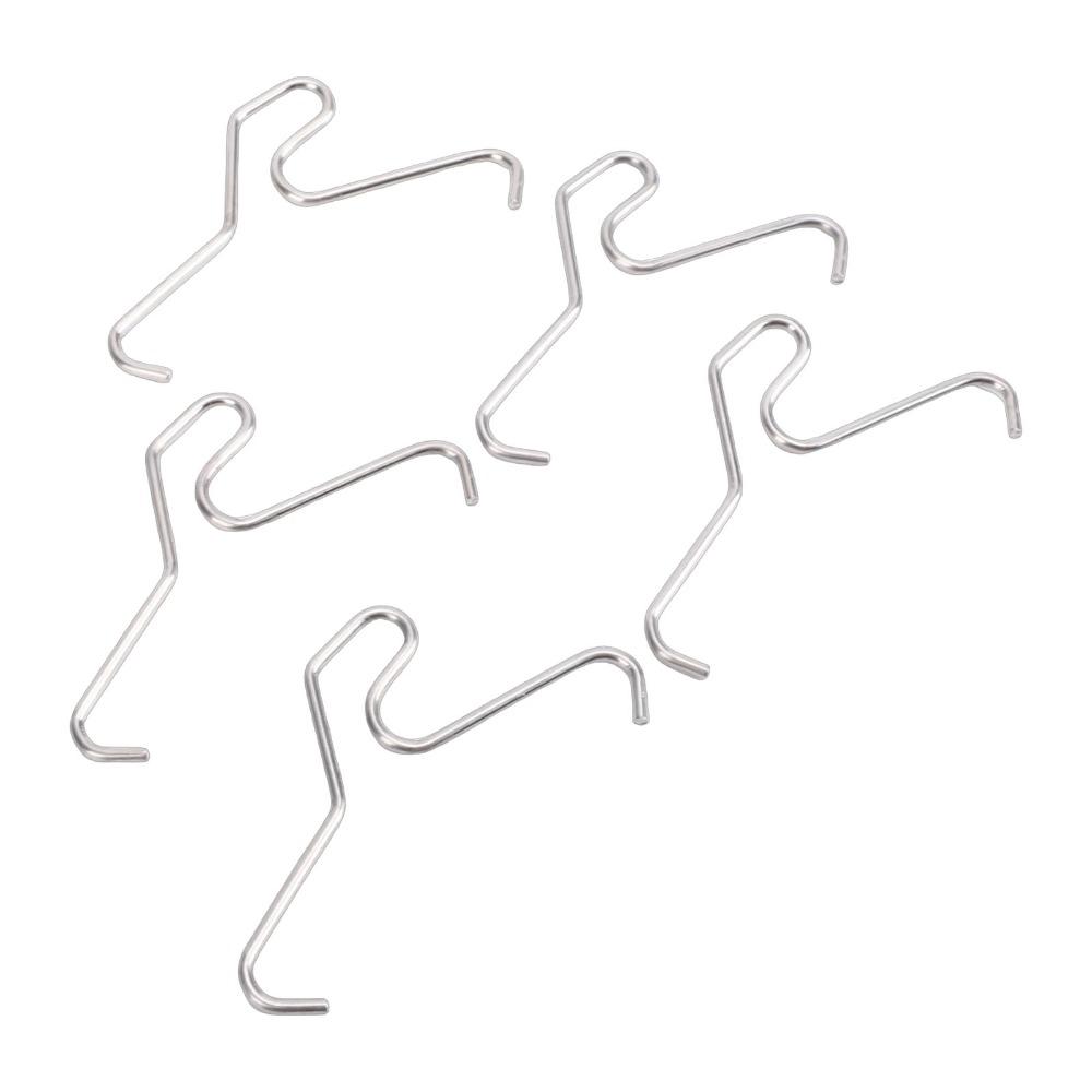 24Pcs Stainless Steel Brick Clamps Silver Brick Wall Hangers Brick Hook Clips for Outdoor Lights