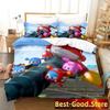 3D Print Super Cartoon Wings Bedding Set Duvet Cover Sheet Printed Bed Set Pillowcase Bed Full Queen King Size Comforter Bedroom