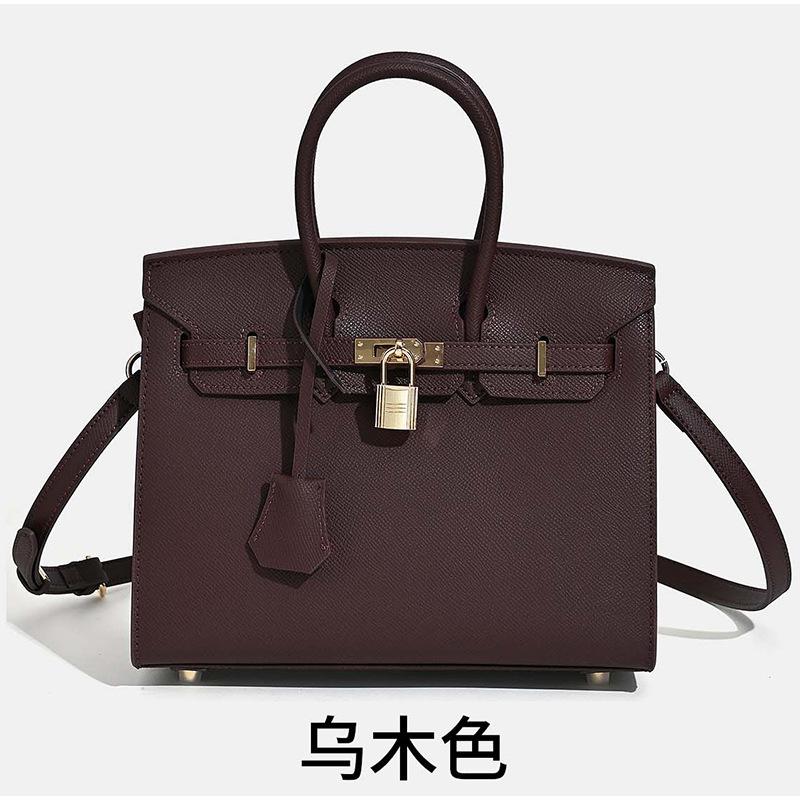 Platinum Bag, Handbag, Large-capacity Commuting To Work, Real Cowhide Women's Bag