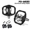 BUCKLOS Bike Pedal Non Slip MTB Road Bicycle Pedal Platform Dual-Funcion Flat Clipless Ultralight Cycling Cleat Pedals Bike Part
