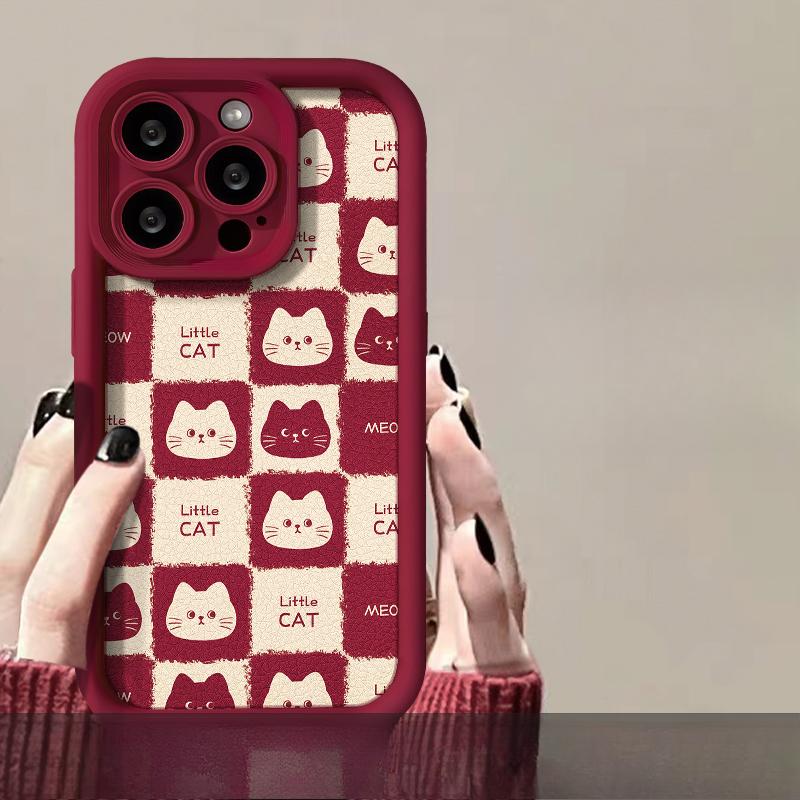 

Подходит для чехла для мобильного телефона Vivox100/90pro S18/17 Трехмерная кукла кошка Y78/52s Силиконовая кожа ягненка vivo Y73s