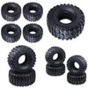 Premium Soft Rubber 2.2" Tyres With Foam For Axial Wraith Scx10 Jeep Trx-4 Rock Crawlers