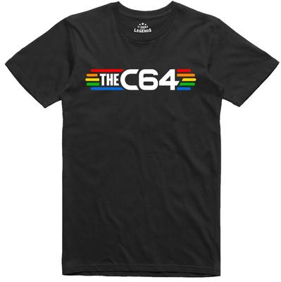 C64 T Shirt Retro Mens Vintage Computer Logo 8 Bit Gamer Tee