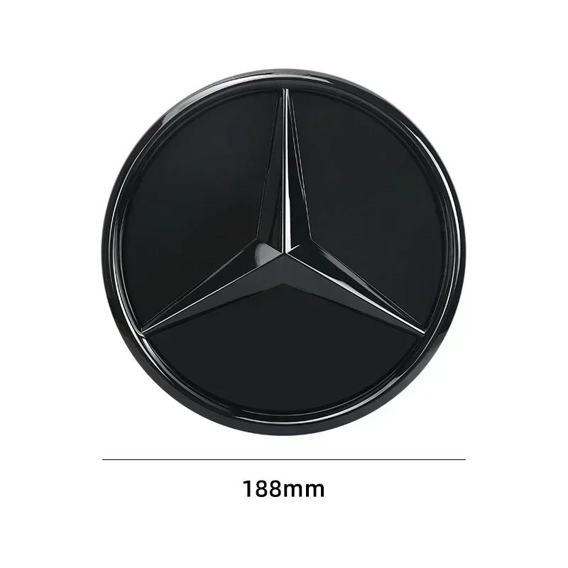 3D 188mm Front Grille Star Logo Emblem Badge For Mercedes-Benz C Class 2014-2018 GLC Car Emblems NFL3