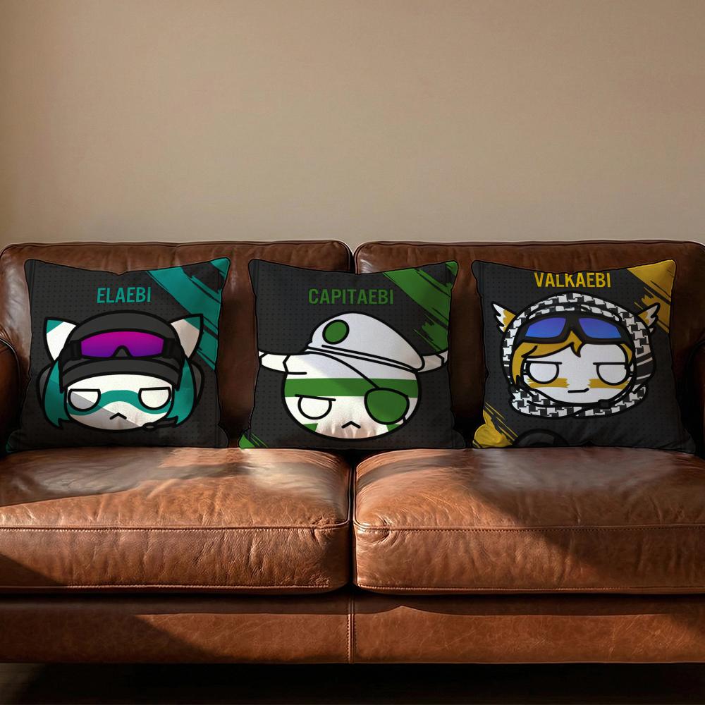 Game DDOKKAEBIS Cushion Cover Soft Reversible Durable Pillow Cover MultiScene Use for Home Car Daily Comfort