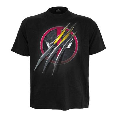 Deadpool Unisex Adult Slashed T-Shirt