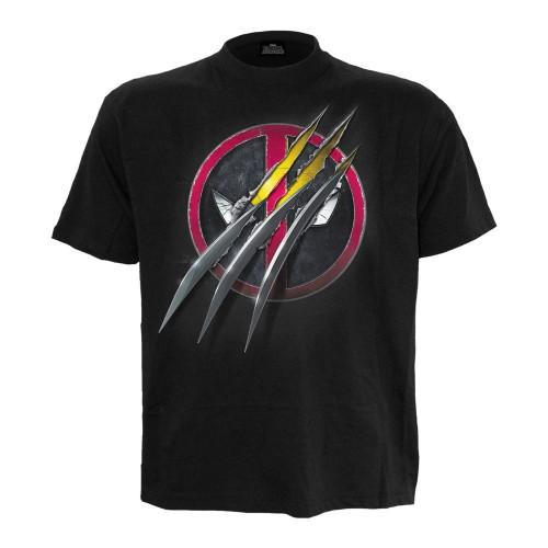 Deadpool Unisex Adult Slashed T-Shirt