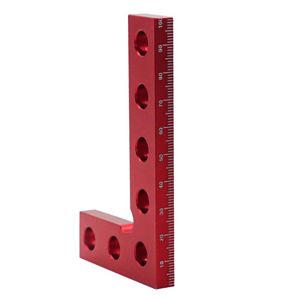 Woodworking Positioning Square Aluminum Alloy 90 Degree Angle Measuring Tool Carpentry L Ruler