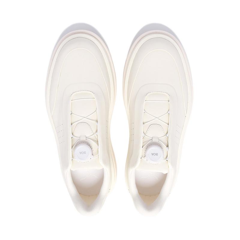 Li-Ning 1990 Xuanji Sports Fashion Shock Absorbing Wear Resistant Height Increasing Low Top Casual Shoes Men Casual Shoes White ALHV007-2