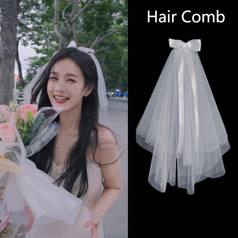 

Свадебная женщина светящийся тюль длинный девичник свадьба край ленты с бантом для свадебной вечеринки