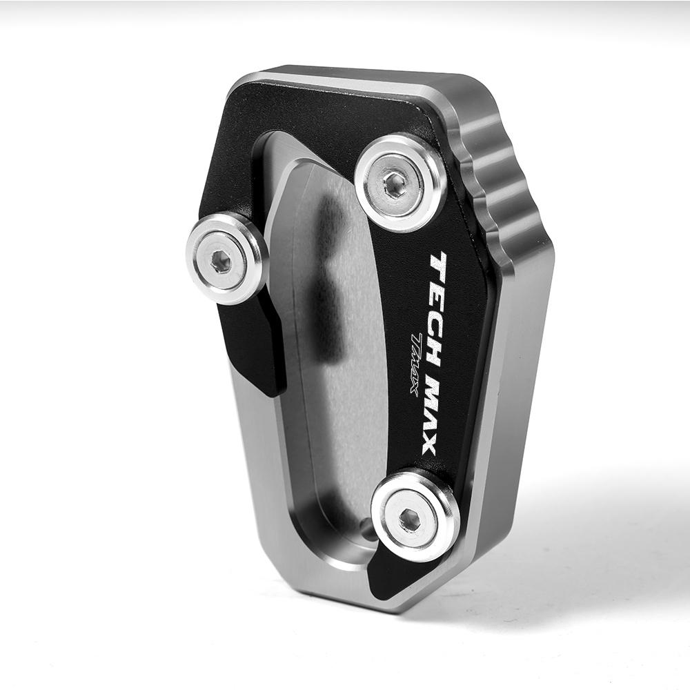 

Аксессуары для мотоциклов, алюминиевая подставка для мотоцикла, боковая подставка, увеличенное расширение для YAMAHA Tmax 560 Tech серебряный