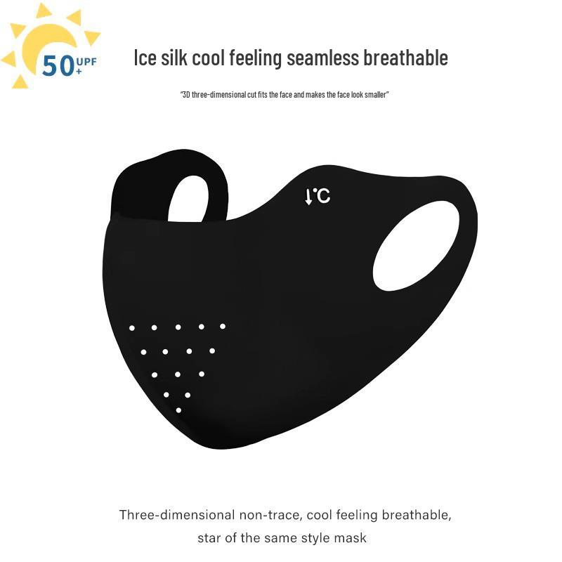 

Women s Ice Silk Full Face Sun Protection Mask with Breathable Holes Supermarket Quality