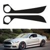 Carbon Fiber Door Anti-Kick Pad Sticker for Ford Mustang 2015-2023 Interior Protector Film