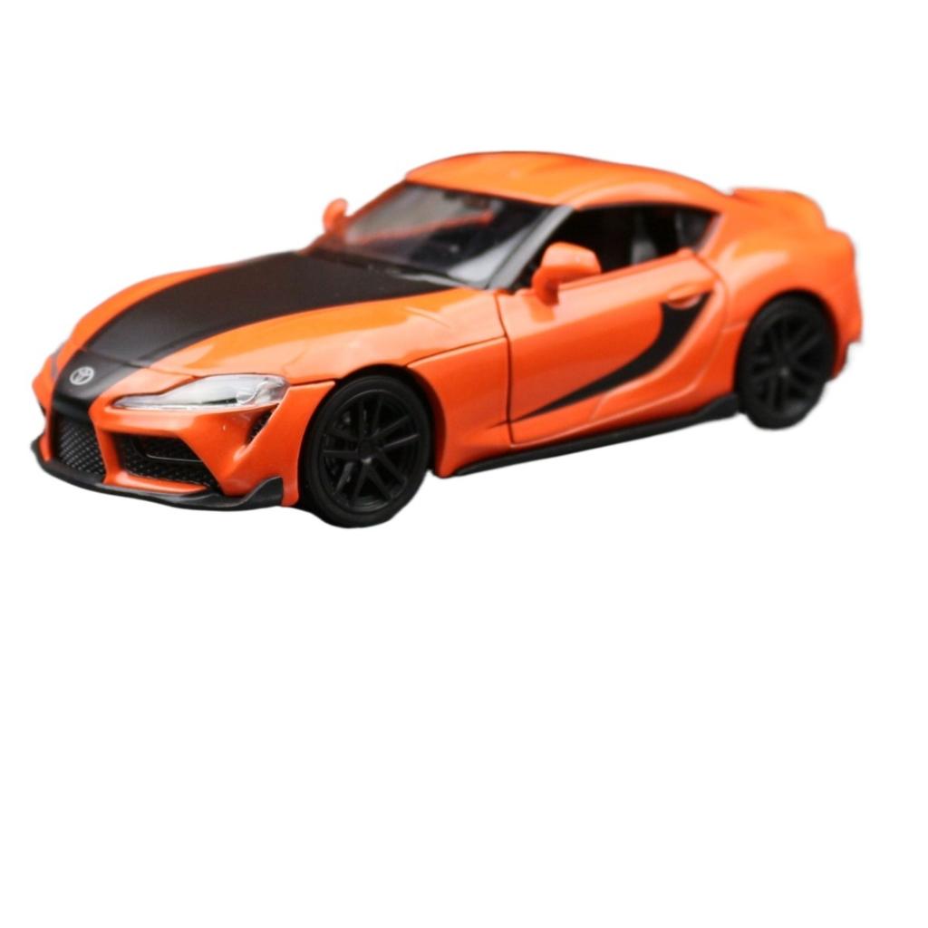 1/32 Fast-Furious 9 Toyota GR Supra Racing Car Toy for Children Diecast Miniature Model Pull Back Collection Gift for Boy Kid