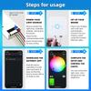 Zigbee 3.0 RGB/RGBW/RGBCCT 3-in-1 Controller 20A for Dimmable LED Strips, Hue-Compatible