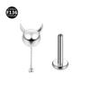 Titanium Alloy Heart and Fox Pigeon Cartilage & Tragus Piercing Studs