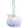 San-X Jinbei-san Round Hanging Plush Toy, Lost Whale MO56201