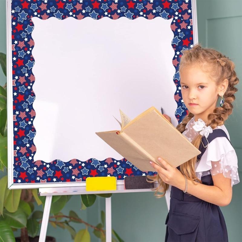 Independence Day Bulletin Border Trim 4th of July Bulletin Board Borders Border Sticker Bulletin Board Decorations