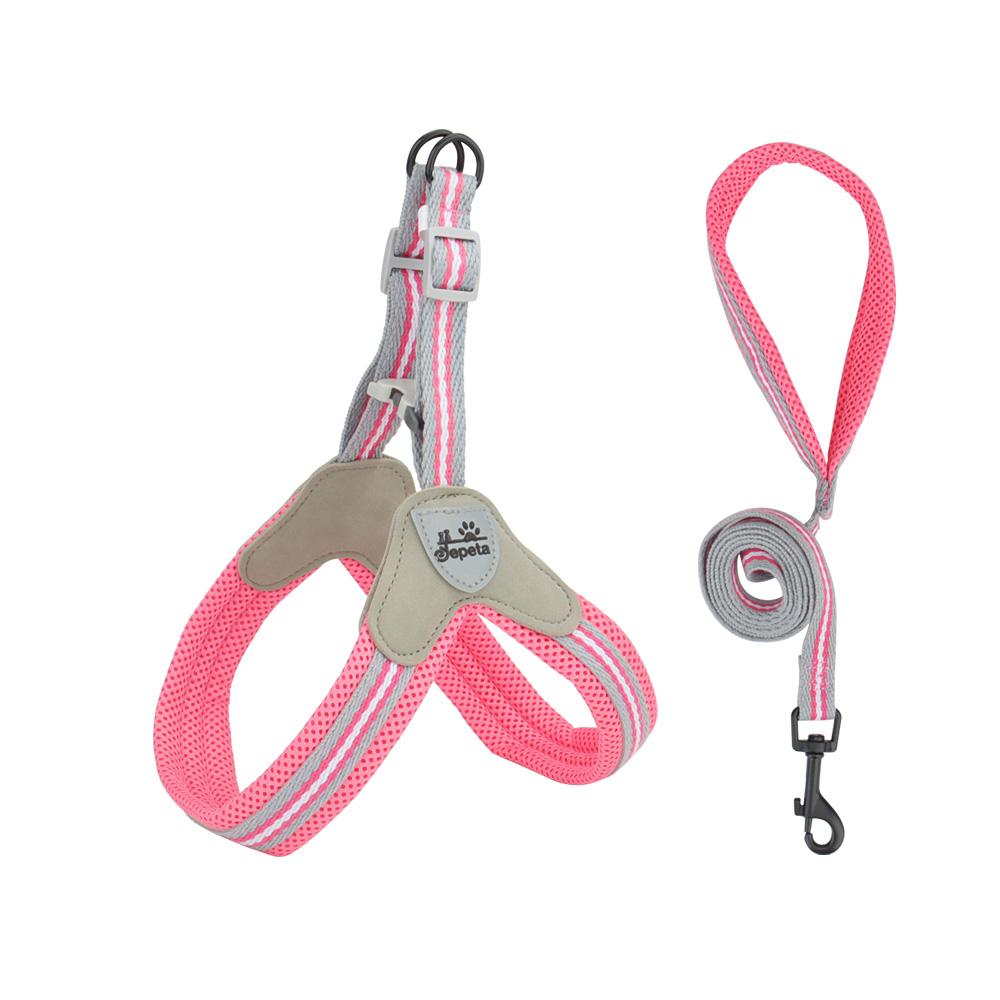 Vest Style Dog Harness Leash Set Chest Strap Leashes Pet Harness for Small Medium Dogs