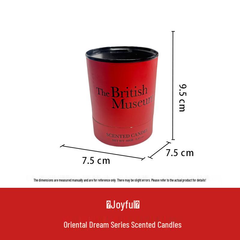Oriental Dream Happy Face Candle Gift Box – Ideal Birthday Gift for Girls & Best Friends from British Museum Collection
