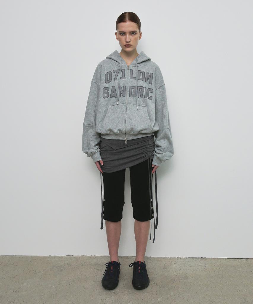 Saendeulig Layered String Mini Skirt_Charcoal