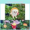 Cute Plush Fast Food Keychain Hamburger Fries Hot Dog Doll Soft Backpack Charm
