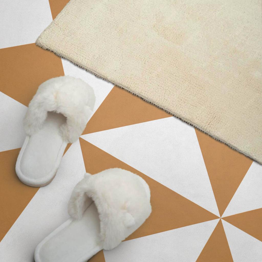 Panel Dekoracyjny Winylowy Samoprzylepny Z Nadrukiem 120X60 Cm Geometryczny Wzór Trójkątów
