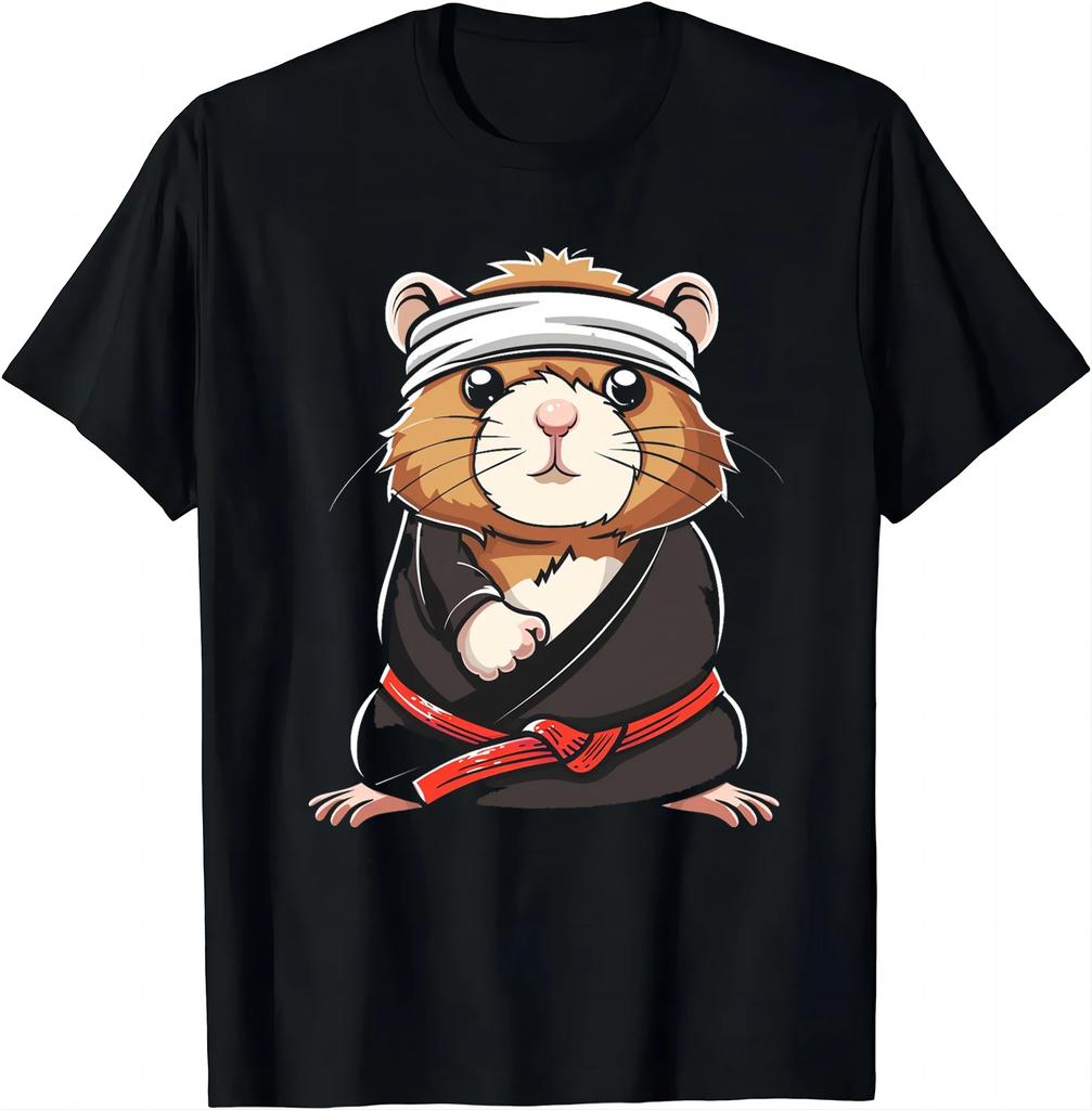 Karateer Cutie Tee  Belt Up for Fun Shirts  Graphic T Shirts Mens Clothes Tops Vintage T Shirt Camisas Streetwear