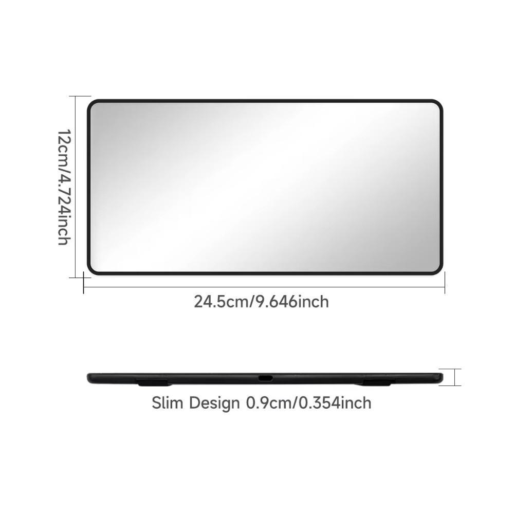Large Screen Sun Visor Plate HD Cosmetic Mirror New Makeup Mirror  Car Interior Accessories