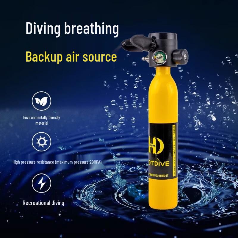 HOTDIVE Portable Scuba Tank & Breathing Apparatus