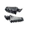 Motorcycle Gunmetal Black Foot Pegs for Yamaha WR250F 2001-2012 YZ125 1999-2013 Gas Gas Enducross EC 300 1999-2005