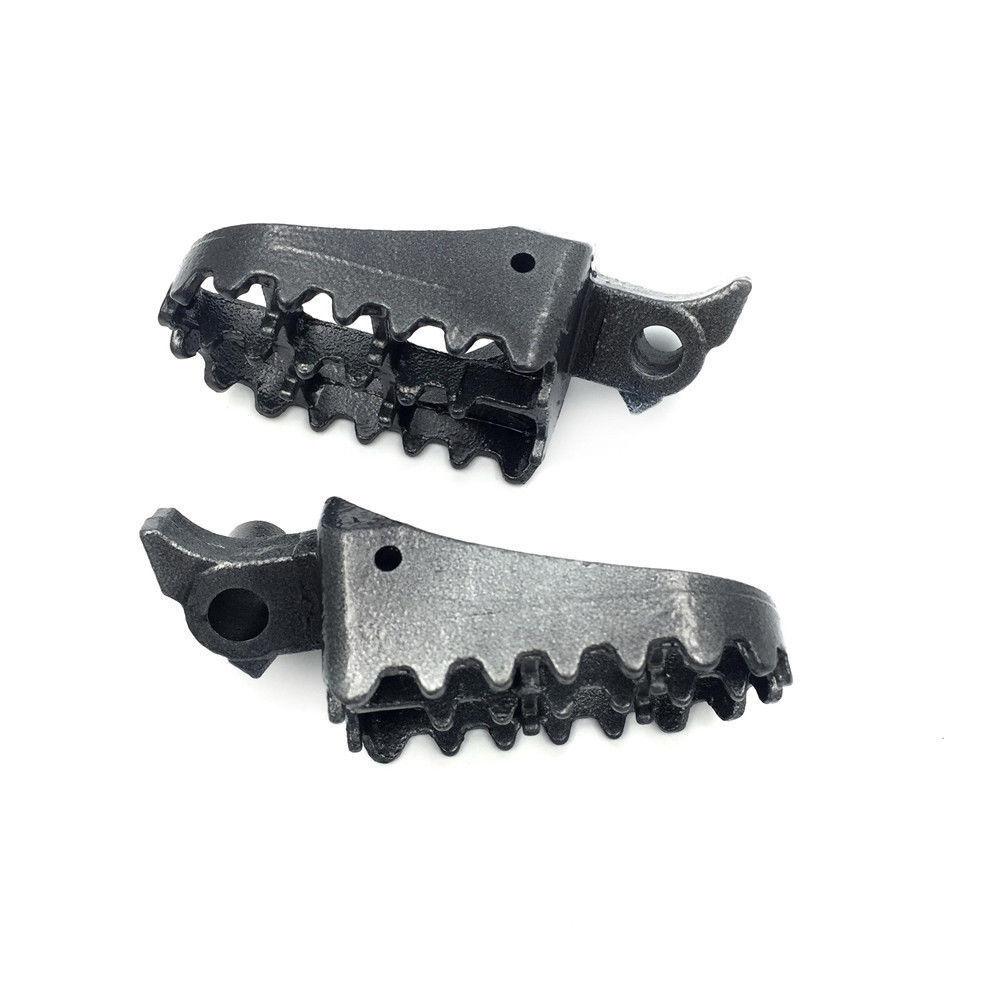 Motorcycle Gunmetal Black Foot Pegs for Yamaha WR250F 2001-2012 YZ125 1999-2013 Gas Gas Enducross EC 300 1999-2005