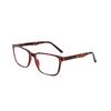 TUREZING Blue- Light Blocking Square Shaped Print Alloy Metal Hinge For Men And Women Ornamental Optical Diopter Eyeglasses Presbyopia Eyeglasses