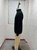 Men's Autumn Long Sleeve V-Neck Wool Polo Shirt with Plush Zipper