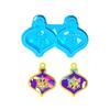 Christmas Silicone Molds Holographic Epoxy Resin Mold DIY Keychain Pendant Mold Handmade Jewelry Tool Easy to Clean
