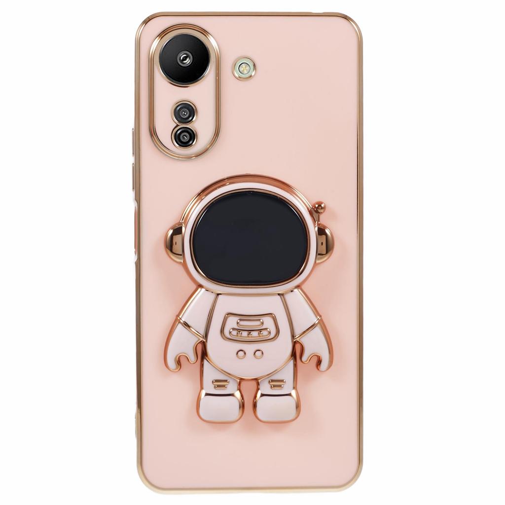 Für Xiaomi Redmi 13C 4G/Poco C65 4G Hülle Astronaut Versteckter Ständer TPU Weiche Handyhülle
