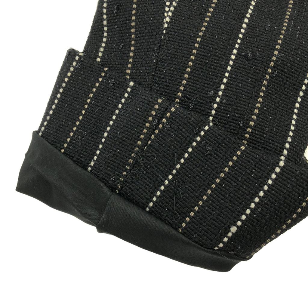 Armani Collezioni Made In Italy Wool Blend Striped Pattern Tailored Jacket Women Used