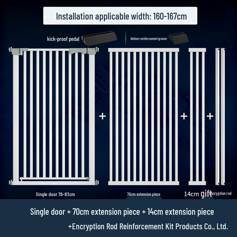 Cat Door Barrier: Auto-Close Pet Gate for Indoor, Balcony, or Stairway - No Drilling Needed