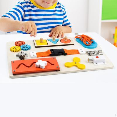 Busy Board for Kids Ages 4-8 Travel Toy Educational Practical Fine Motor Skills