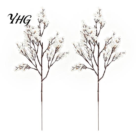 Durable Faux Plant Accents for Home Realistic Artificial Flowers Autumn Decoration, Silk Floral Reusable Harvest Festival Flower Stems Branches